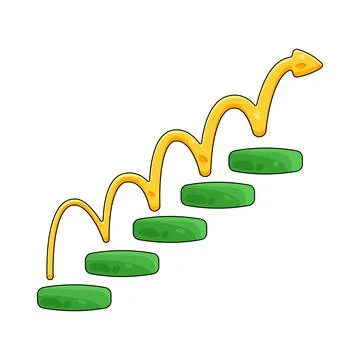 Illustration of Step Stock Illustration