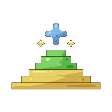 Illustration of Steps Stock Illustration