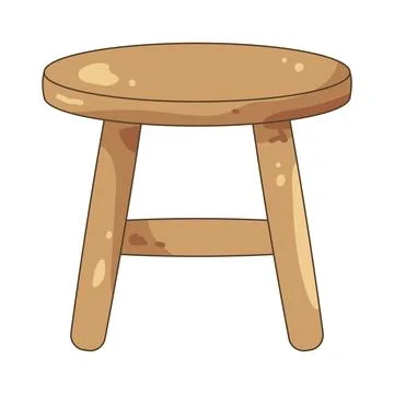 Illustration of stool Stock Illustration