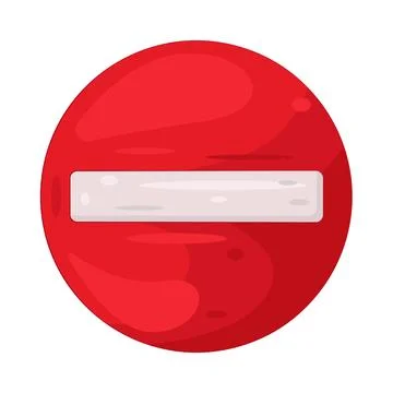 Illustration of Stop sign Stock Illustration