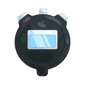 Illustration of stopwatch Stock Illustration