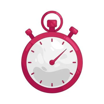 Illustration of stopwatch Ilustração Stock