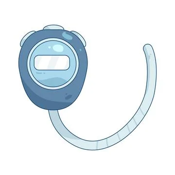 Illustration of stopwatch Stock Illustration