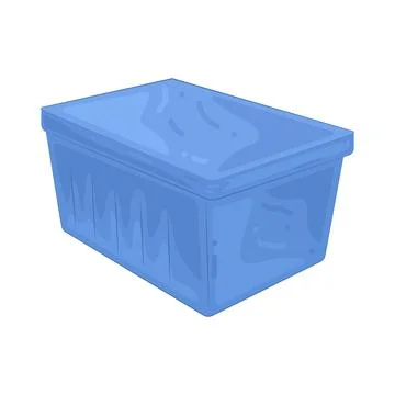 Illustration of storage box 스톡 일러스트