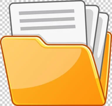 Illustration of Storage For File or Folder in Business Stock Illustration