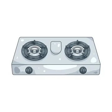 Illustration of stove Illustrazione stock