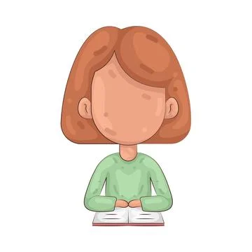 Illustration of student 库存插图