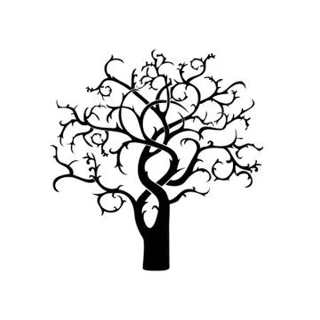 Illustration of a stylish tree Stock Illustration