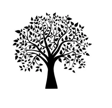 Illustration of a stylish tree Stock Illustration