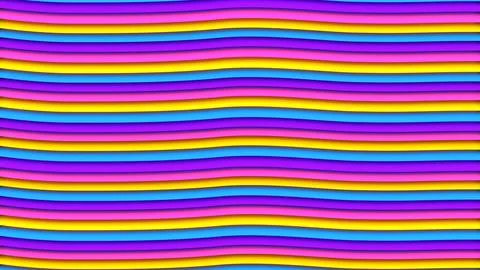 Illustration of stylized lines in wave form. Colorful backdrop for summer or Illustrazione stock