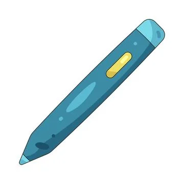 Illustration of stylus pen Stock Illustration