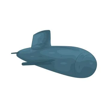 Illustration of Submarine Illustrazione stock