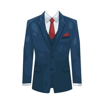 Illustration of suit jacket Stock Illustration
