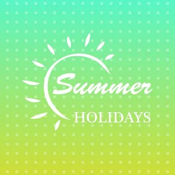 Illustration of Summer Season background 스톡 일러스트