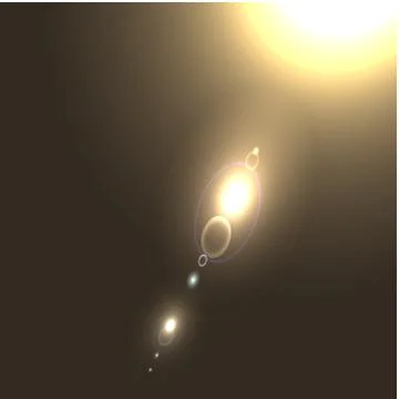 Illustration of sun beam Иллюстрация