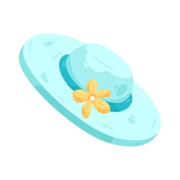 Illustration of sun hat Stock Illustration