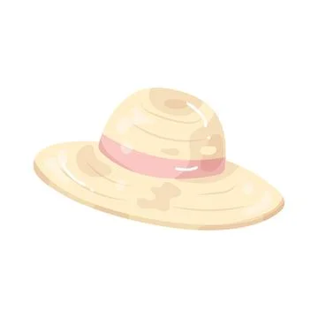 Illustration of sun hat Stock Illustration