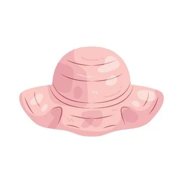 Illustration of sun hat Stockillustratie