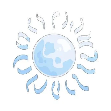 Illustration of sun Stock Illustration