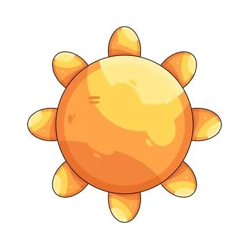 Illustration of sun Stock-Illustration
