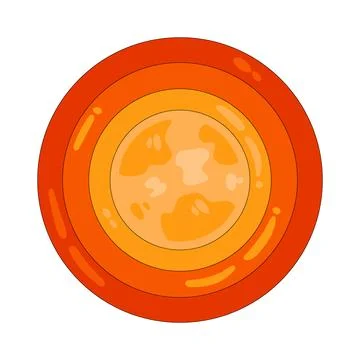 Illustration of Sun layer Stock Illustration