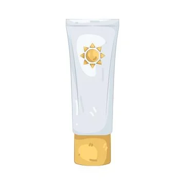 Illustration of Sunscreen Stock-Illustration