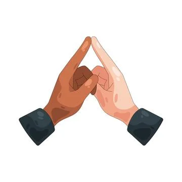 Illustration of support hand Stock Illustration