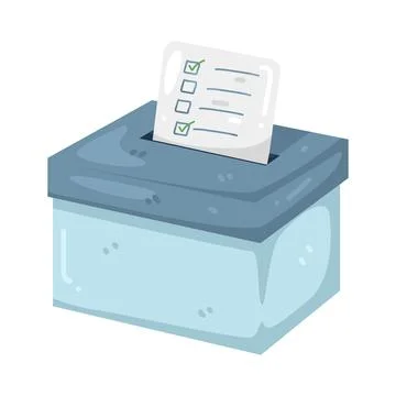 Illustration of Survey box Stock Illustration