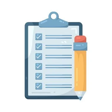 Illustration of survey Stock Illustration