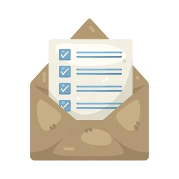 Illustration of survey Stock Illustration