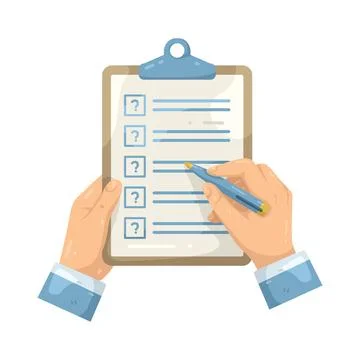 Illustration of survey Stock Illustration
