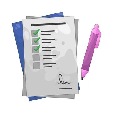 Illustration of survey Stock-Illustration