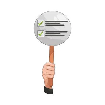 Illustration of survey Stock Illustration