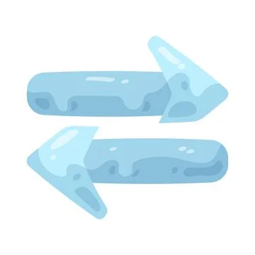 Illustration of swap arrows Stock Illustration