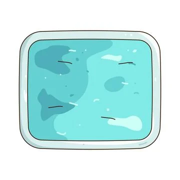 Illustration of swimming pool 스톡 일러스트