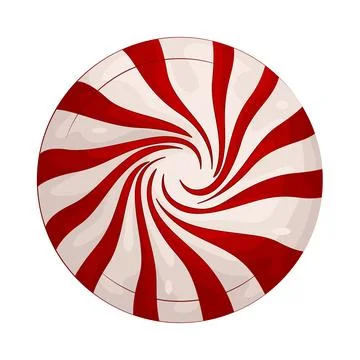 Illustration of Swirl candy Illustrazione stock