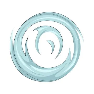 Illustration of swirl circle Stock Illustration