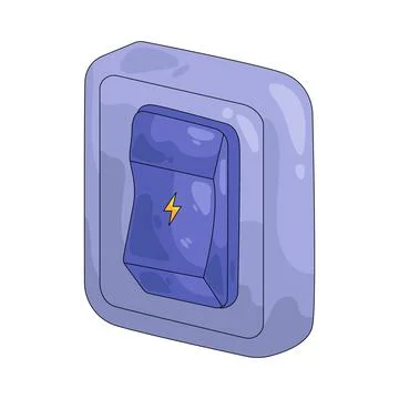 Illustration of switch Ilustración de archivo