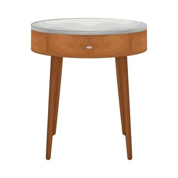 Illustration of table Stock Illustration