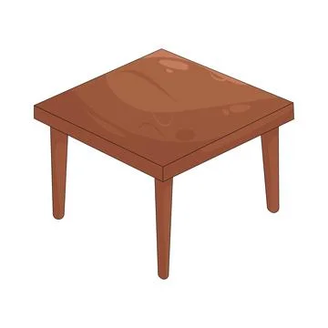 Illustration of table Stock Illustration