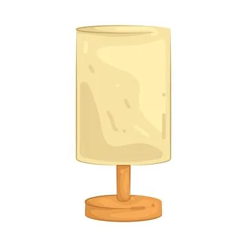 Illustration of table lamp Stock Illustration