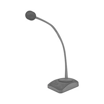 Illustration of table microphone Stock Illustration