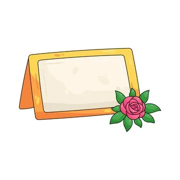 Illustration of table number Stock Illustration