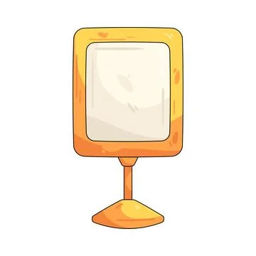 Illustration of table number Stock Illustration