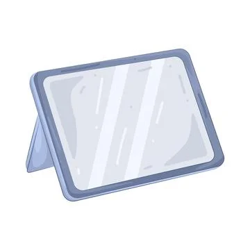 Illustration of tablet Illustrazione stock
