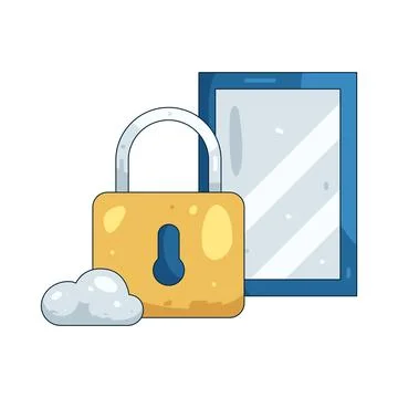 Illustration of tablet 스톡 일러스트