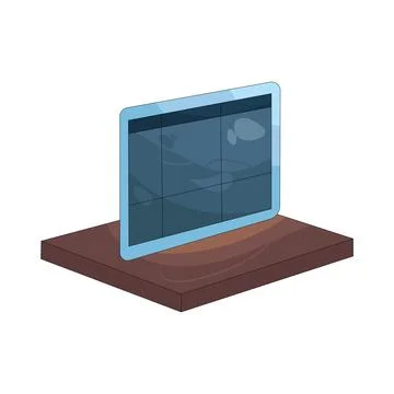 Illustration of tablet Stock-Illustration
