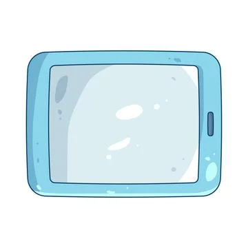 Illustration of tablet 스톡 일러스트