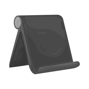 Illustration of tablet stand Stock Illustration