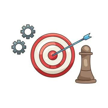 Illustration of target Stock Illustration